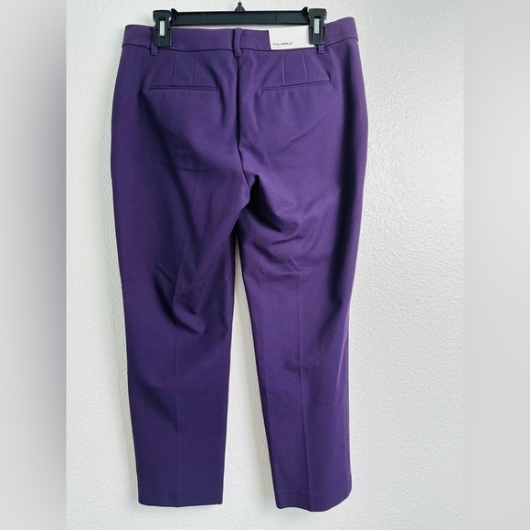 Ann Taylor Purple Straight Leg Pants - Picture 2 of 9